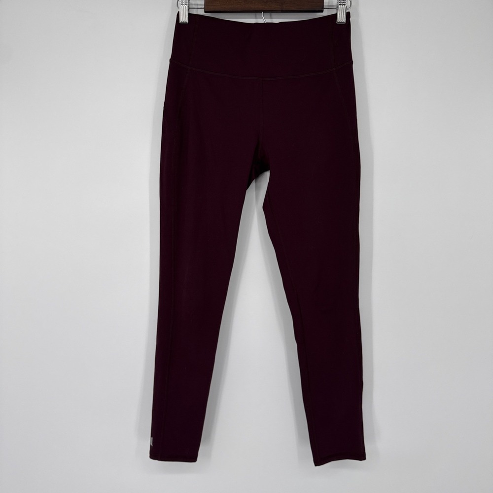 Vuori Pace High Rise Leggings Womens Medium Purple Athletic Yoga Running Workout